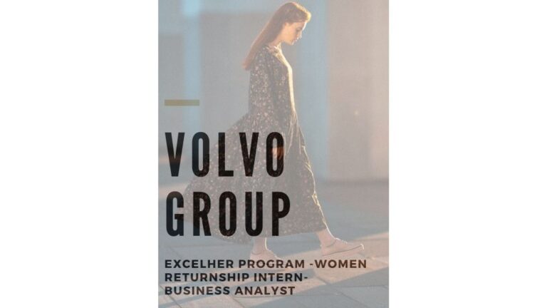 Volvo Group Internship ExcelHer Program 2021 Hiring For Business