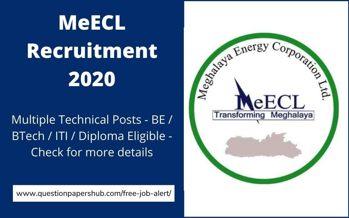 MeECL Recruitment 2020