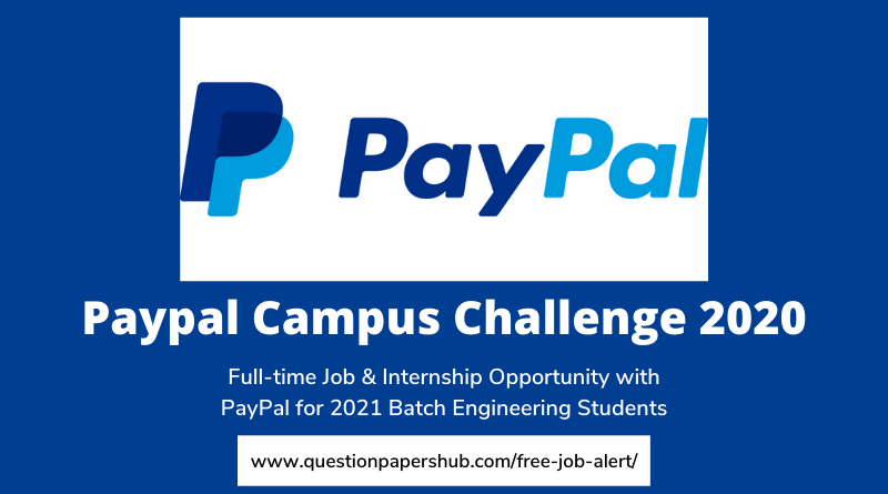 Paypal Campus Challenge 2020