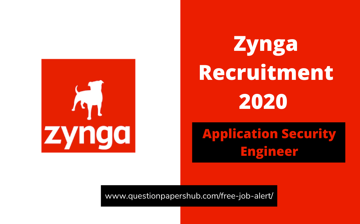 Zynga Recruitment 2020
