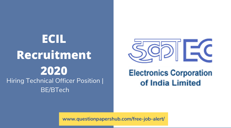 ECIL Recruitment 2020