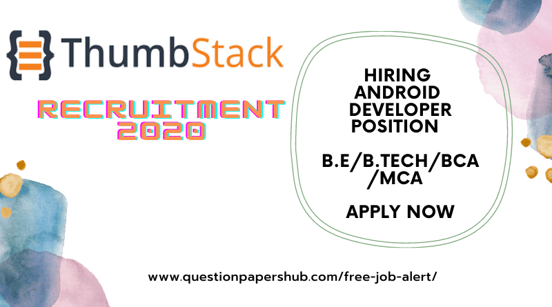 Thumbstack Recruitment 2020