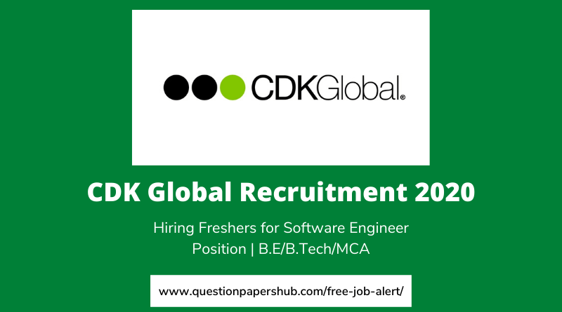 CDK Global Recruitment 2020