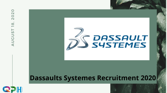 Dassault Systèmes Recruitment 2020 | Hiring Freshers For Web UI ...