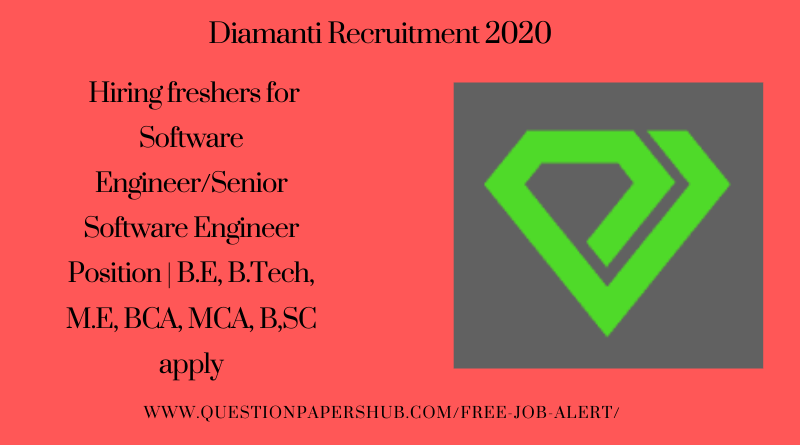Diamanti Recruitment 2020