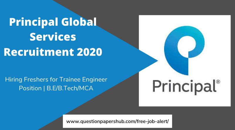 Principal Global Services Recruitment 2020