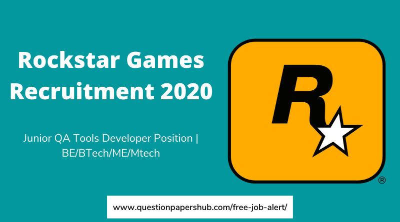 Rockstar Games Recruitment 2020