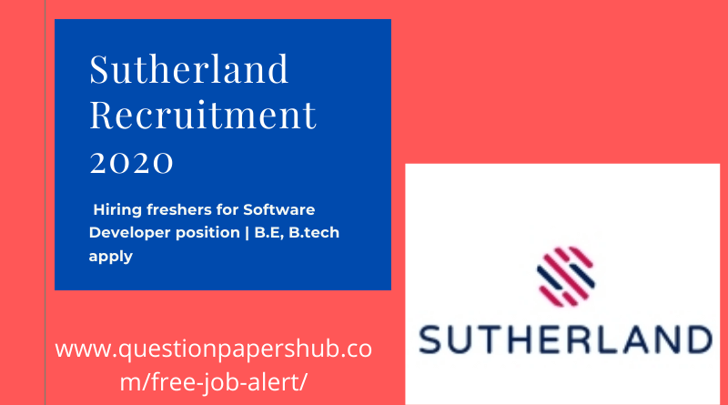Sutherland Recruitment 2020