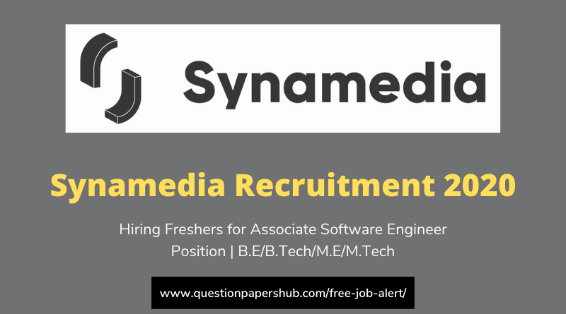 Synamedia Recruitment 2020