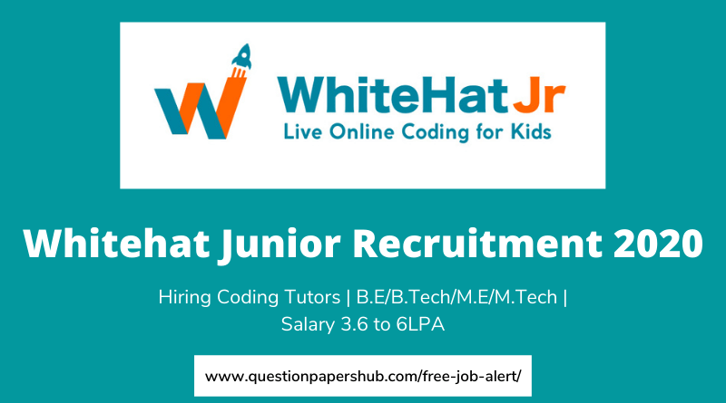 Whitehat Junior Recruitment 2020