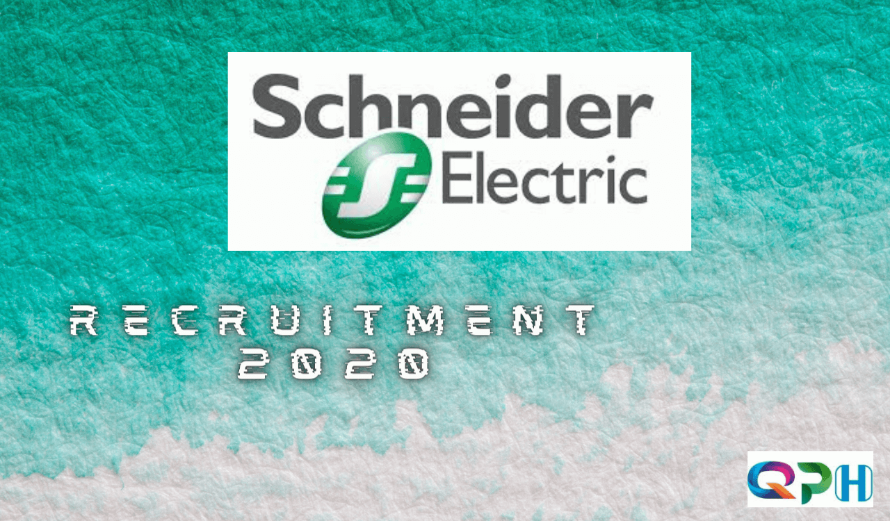 Schneider Electric Recruitment 2020