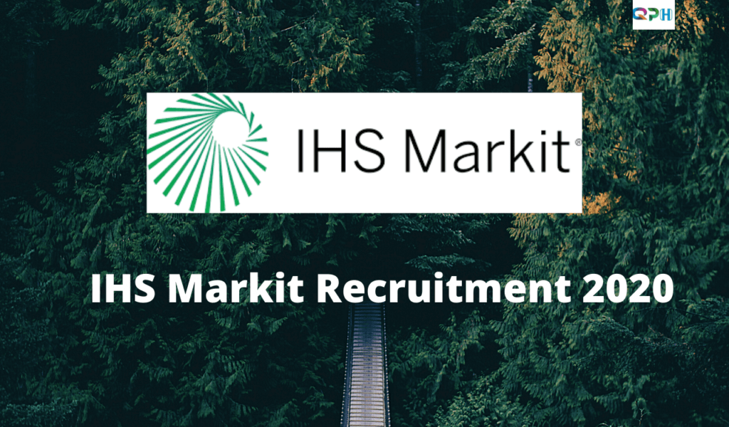 IHS Markit Recruitment 2020 | 2021 Graduate Program | B.E/B.Tech In ...