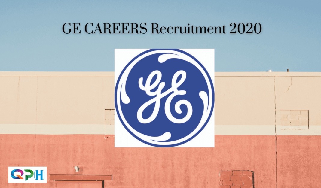 GE CAREERS Recruitment 2020 Hiring Production Engineer Position B.E