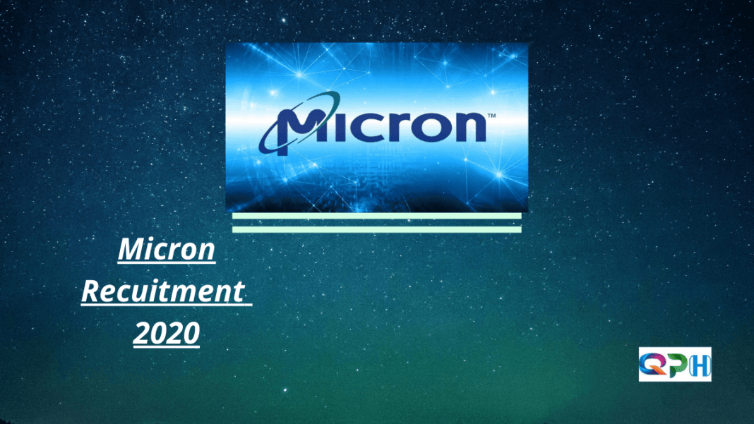 Micron Recruitment 2020 Hiring Senior Design Engineer Position B.E