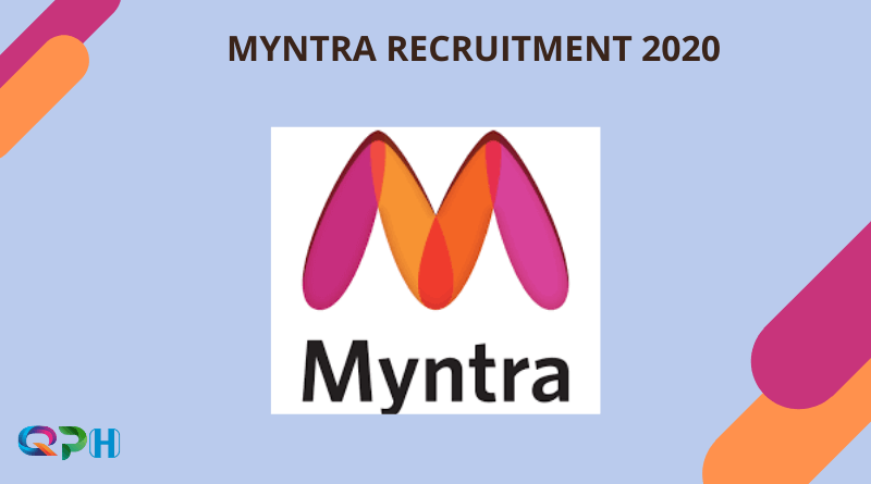 Myntra Recruitment 2020