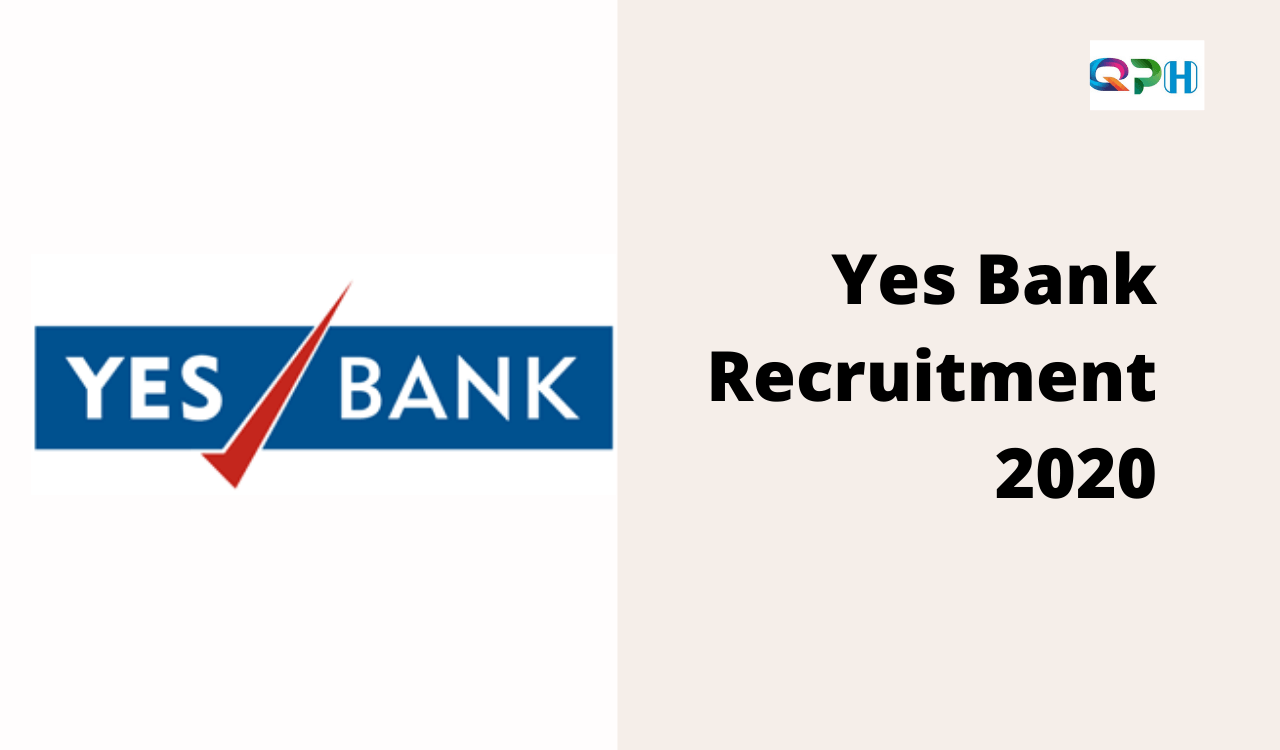 yes bank recruitment 2020