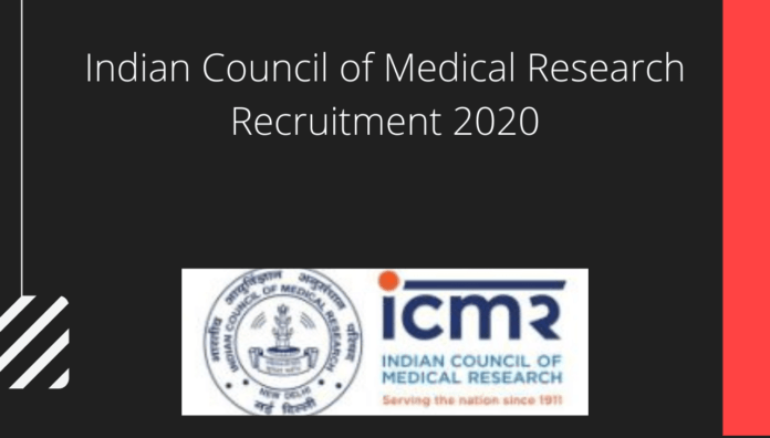 ICMR Recruitment 2020|Hiring Assistant| B.E/B.Tech In Engineering ...