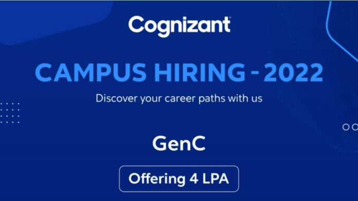 Cognizant Off Campus Drive 2022 | GenC Developer | B.E/ B.Tech/ BCA/ MCA
