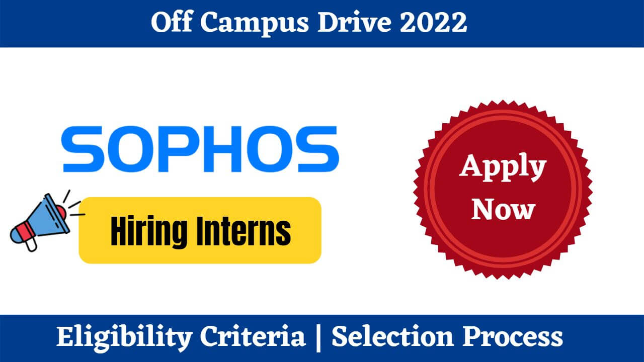 Sophos Internship 2022