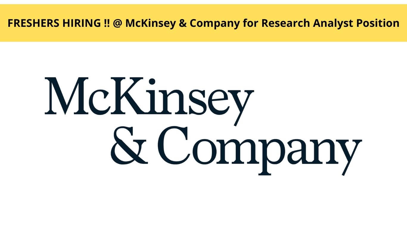 McKinsey & Company Off Campus Drive 2022