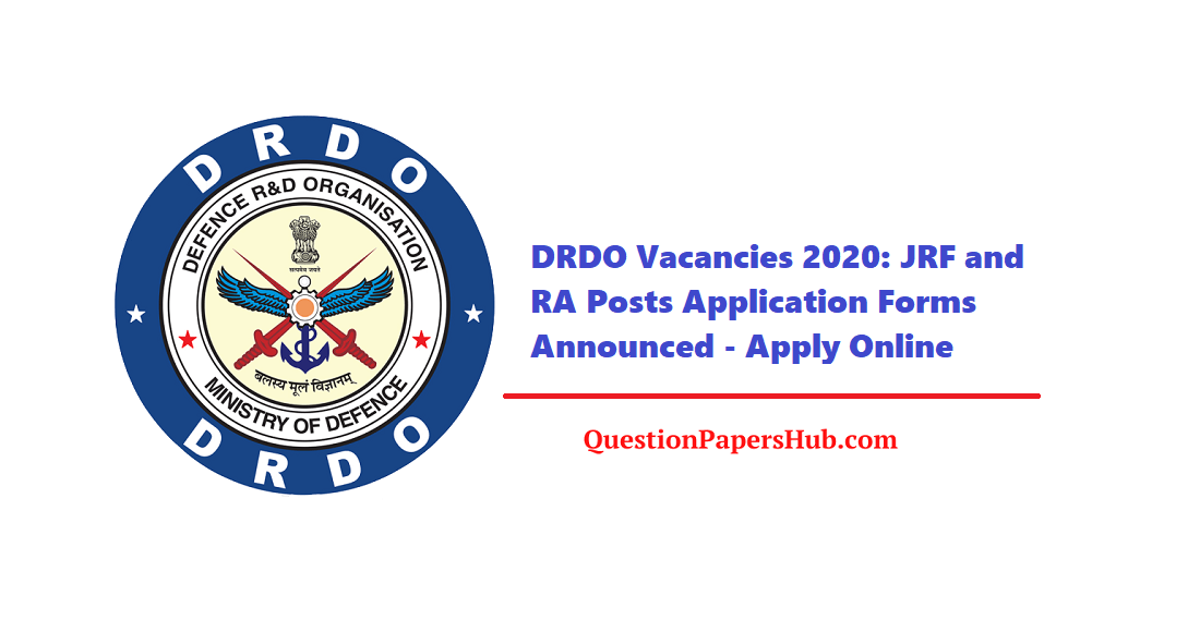 DRDO Vacancies 2020