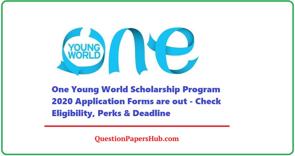 One Young World Schoalrship