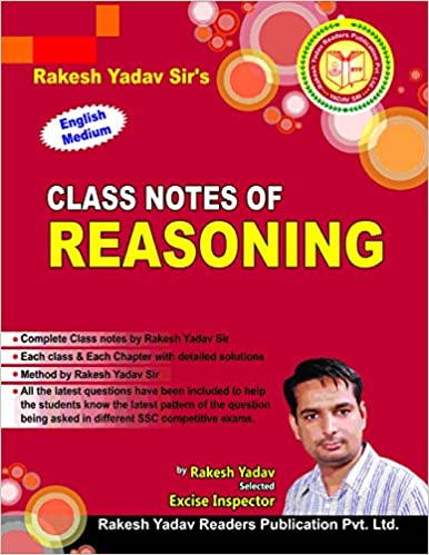 Class Notes Reasoning (English) for SSC by Rakesh Yadav Sir