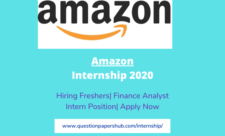 amazon-internship-2020-hiring-for-finance-analyst-intern-position