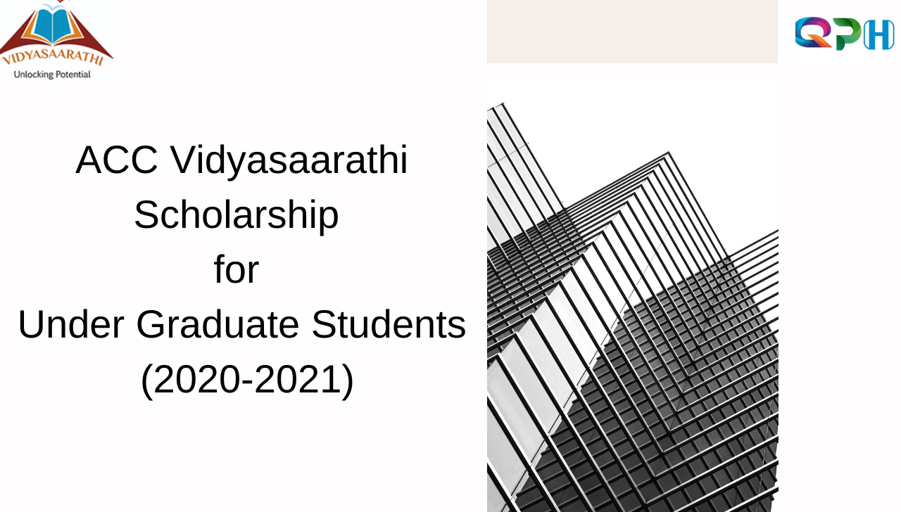 ACC Vidyasaarathi Scholarship for Under Graduate Students (2020-2021)
